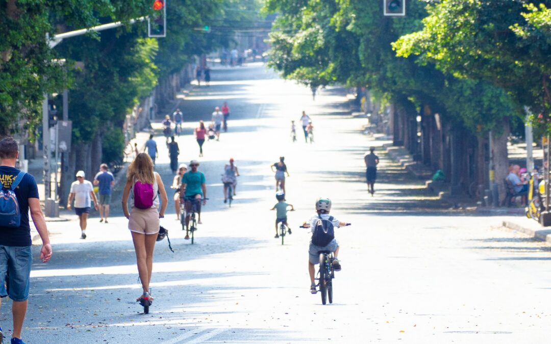 Pistes cyclables avenue des Hauts de Fontcaude